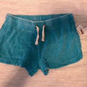 Blue Drawstring Girl’s Shorts